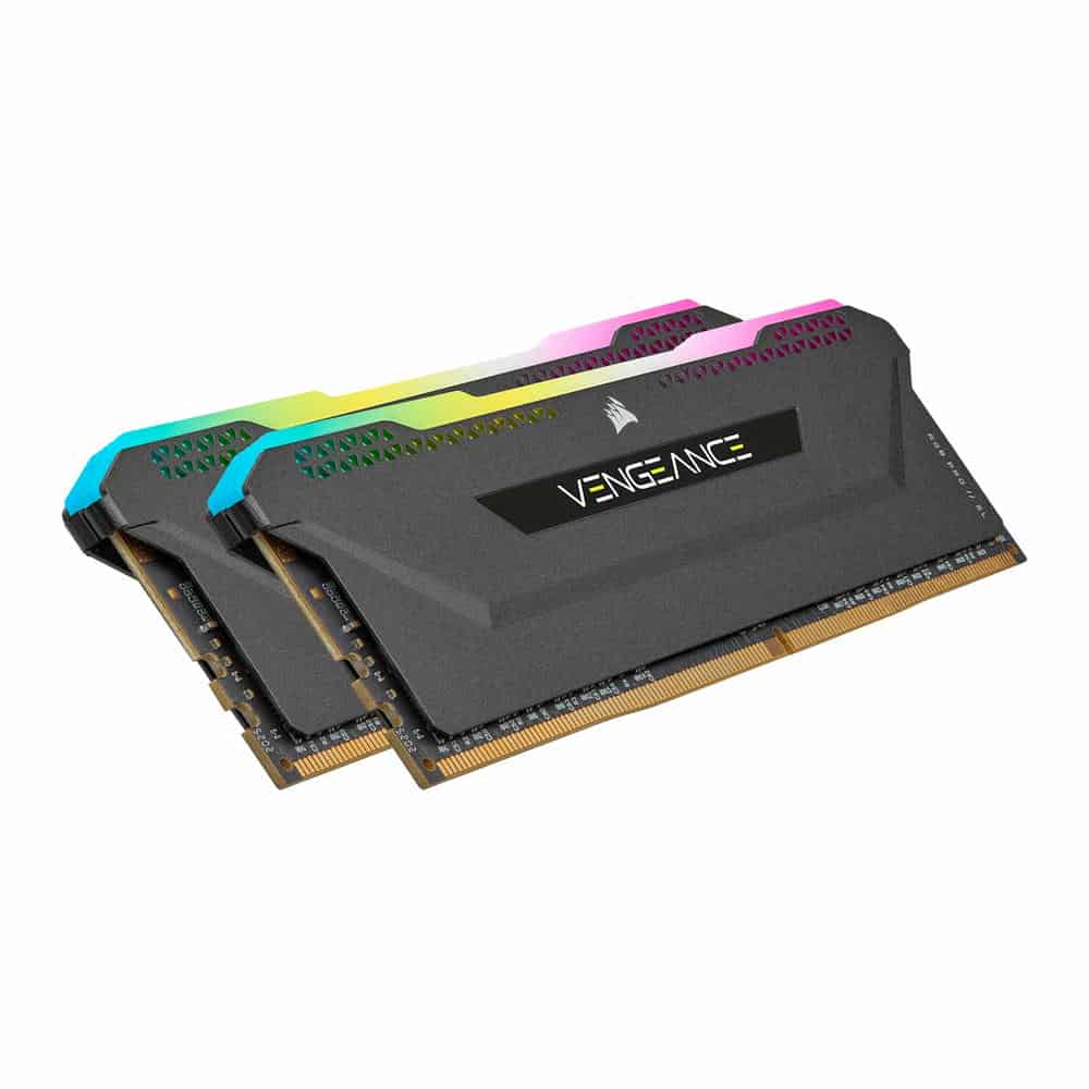 (image for) Corsair Vengeance RGB PRO SL Black 16GB 3200MHz AMD Ryzen Tuned DDR4 Memory Kit